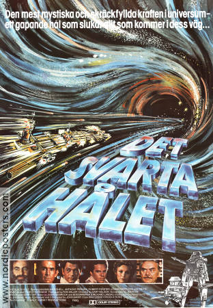 Det svarta hålet 1979 poster Maximilian Schell Anthony Perkins Gary Nelson Rymdskepp