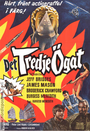 Det tredje ögat 1972 poster Jeff Bridges James Mason Burgess Meredith Agenter Filmen från: Canada