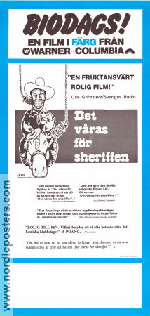 Det våras för sheriffen 1974 poster Cleavon Little Gene Wilder Slim Pickens Mel Brooks