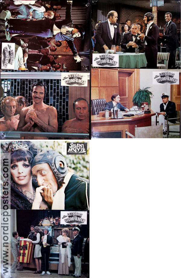 Det våras för stumfilmen 1976 lobbykort Liza Minnelli James Caan Burt Reynolds Paul Newman Marty Feldman Mel Brooks