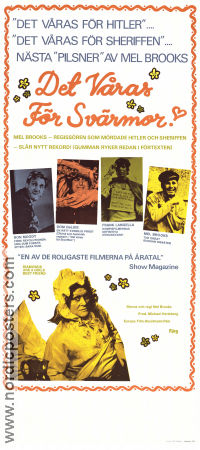 Det våras för svärmor 1970 poster Ron Moody Frank Langella Mel Brooks