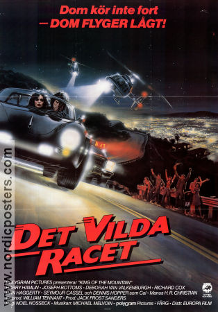 Det vilda racet 1981 poster Harry Hamlin Noel Nosseck Bilar och racing