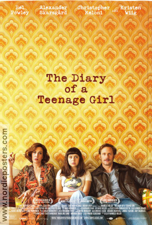 The Diary of a Teenage Girl 2015 poster Bel Powley Alexander Skarsgård Kristen Wiig Marielle Heller