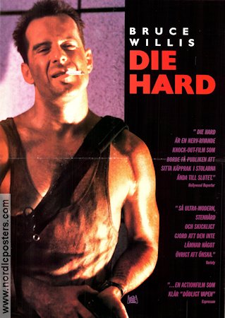 Die Hard 1988 poster Bruce Willis Alan Rickman Bonnie Bedelia John McTiernan