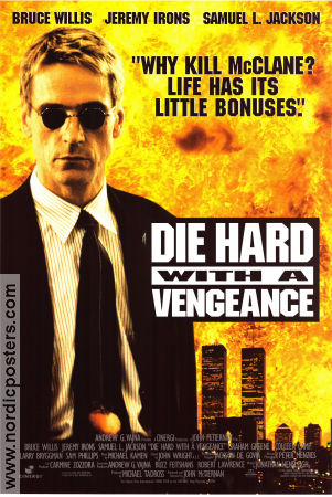 Die Hard with a Vengeance 1995 poster Jeremy Irons John McTiernan