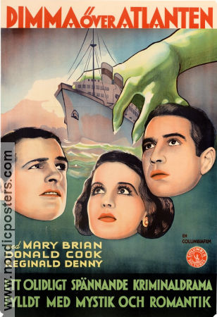 Dimma över atlanten 1933 poster Mary Brian Donald Cook Albert S Rogell