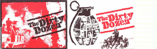 The Dirty Dozen 1967 poster Lee Marvin Charles Bronson John Cassavetes Telly Savalas Robert Aldrich Krig Hitta mer: Nazi