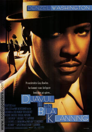 Djävul i en blå klänning 1995 poster Denzel Washington Jennifer Beals Carl Franklin