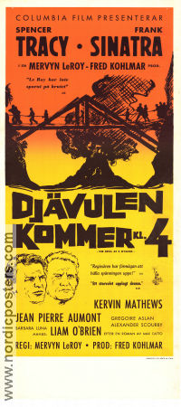 Djävulen kommer kl 4 1961 poster Frank Sinatra Spencer Tracy Kerwin Mathews Mervyn LeRoy