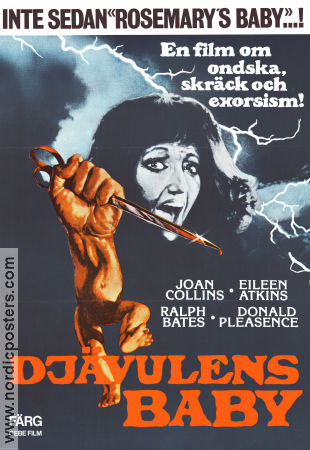 Djävulens baby 1975 poster Joan Collins Eileen Atkins Ralph Bates Peter Sasdy Skepp och båtar