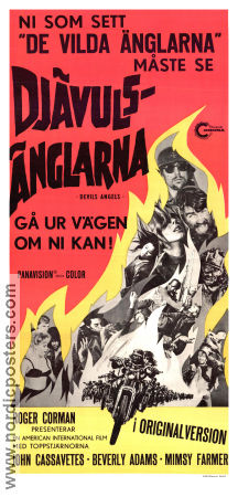 Djävulsänglarna 1967 poster John Cassavetes Daniel Haller