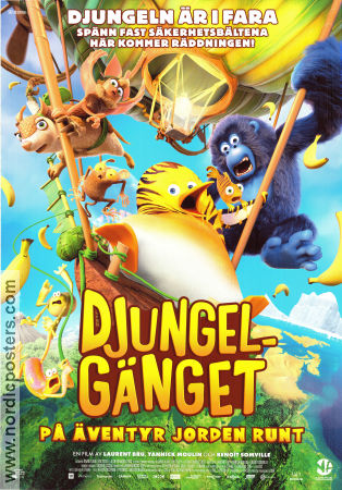 Djungelgänget 2017 poster Philippe Bozo David Alaux Animerat