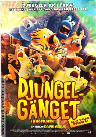 Djungelgänget 2017 poster Philippe Bozo David Alaux Animerat