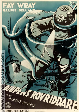 Djupens rovriddare 1933 poster Ralph Bellamy Fay Wray Albert S Rogell