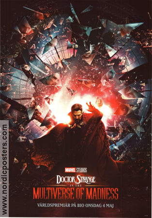 Doctor Strange in the Multiverse of Madness 2022 poster Benedict Cumberbatch Elizabeth Olsen Chiwetel Ejiofor Sam Raimi Hitta mer: Marvel