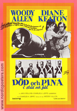 Död och pina 1975 poster Diane Keaton Georges Adet Woody Allen