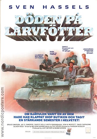 Döden på larvfötter 1987 poster Bruce Davison Gordon Hessler Text: Sven Hassel Krig Hitta mer: Nazi