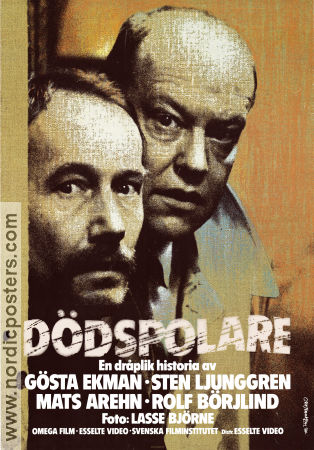 Dödspolare 1985 poster Gösta Ekman Sten Ljunggren Mats Arehn