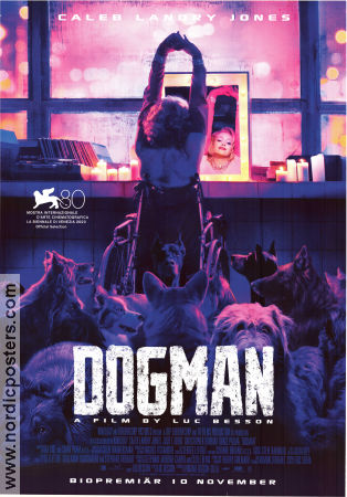 Dogman 2023 poster Caleb Landry Jones Jojo T Gibbs Christopher Denham Luc Besson