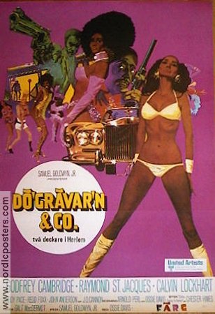 Dögrävarn och CO 1970 poster Godfrey Cambridge Black Cast