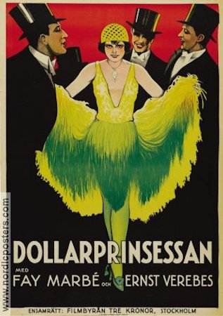 Dollarprinsessan 1928 poster Fay Marbé Filmen från: Austria