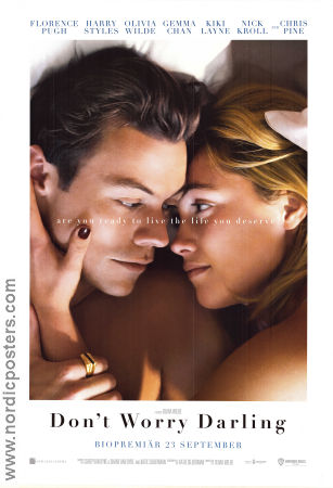 Don´t Worry Darling 2022 poster Florence Pugh Harry Styles Chris Pine Olivia Wilde