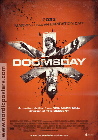 Doomsday 2008 poster Rhona Mitra Bob Hoskins Neil Marshall Neil Marshall