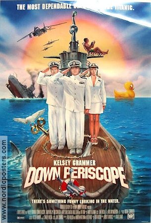 Down Periscope 1996 poster Kelsey Grammer Bruce Dern Skepp och båtar