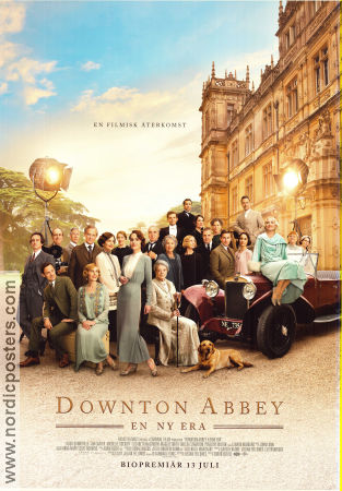 Downton Abbey en ny era 2022 poster Hugh Bonneville Jim Carter Michelle Dockery Simon Curtis Från TV