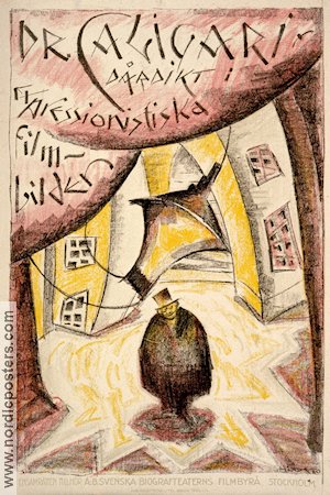 Dr Caligari 1920 poster Robert Wiene Werner Krauss Conrad Veidt