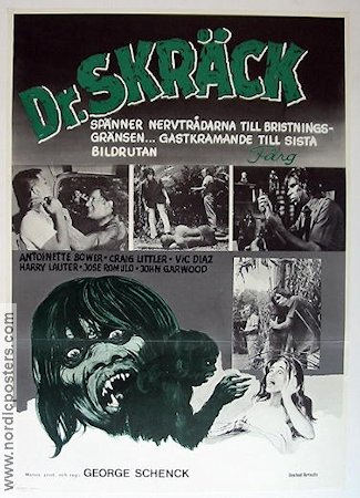 Dr Skräck 1973 poster Antoinette Bower Craig Littler George Schenck