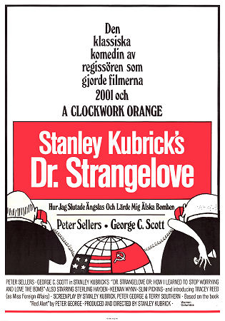 Dr Strangelove or: How I Learned to Stop Worrying 1964 poster Peter Sellers Stanley Kubrick