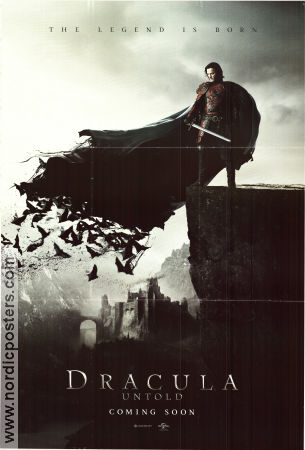 Dracula Untold 2014 poster Luke Evans Dominic Cooper Sarah Gadon Gary Shore