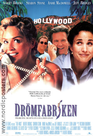 Drömfabriken 1999 poster Sharon Stone Andie MacDowell Albert Brooks Telefoner