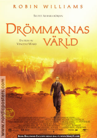 Drömmarnas värld 1998 poster Robin Williams Cuba Gooding Jr Annabella Sciorra Vincent Ward