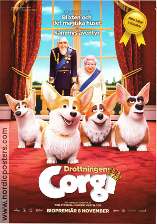 Drottningens Corgi 2019 poster Rusty Shackleford Vincent Kesteloot Animerat Hundar