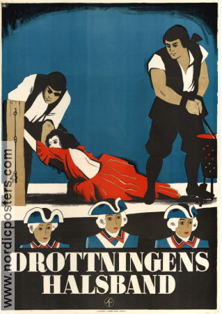 Drottningens halsband 1929 poster Marcelle Chantal Georges Lannes Diana Karenne