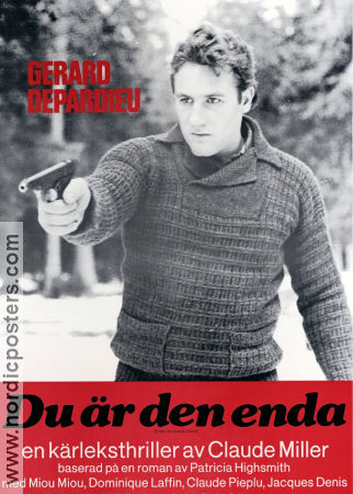 Du är den enda 1977 poster Gerard Depardieu Claude Miller