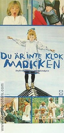 Du är inte klok Madicken 1979 poster Jonna Liljendahl Allan Edwall Göran Graffman Text: Astrid Lindgren Barn