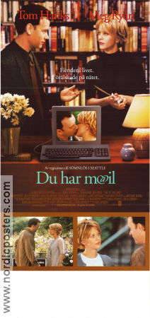 Du har mail 1998 poster Tom Hanks Meg Ryan Greg Kinnear Nora Ephron Romantik