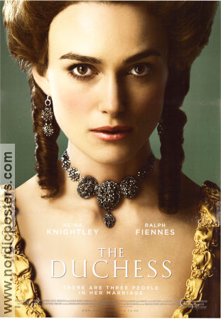 The Duchess 2008 poster Keira Knightley Ralph Fiennes Saul Dibb