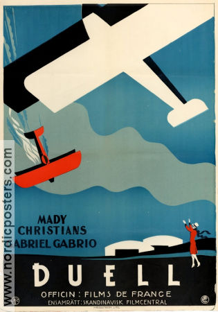 Duell 1927 poster Mady Christians Gabriel Gabrio Jacques de Baroncelli
