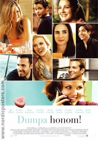 Dumpa honom 2009 poster Jennifer Aniston Scarlett Johansson Ken Kwapis Telefoner