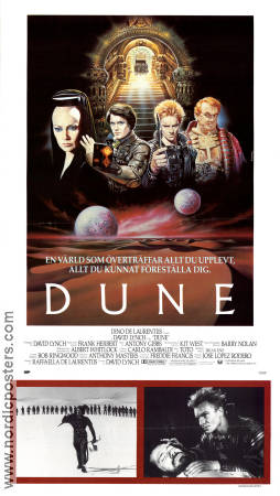 Dune 1984 poster Sting Kyle MacLachlan Frank Herbert Silvana Mangano David Lynch