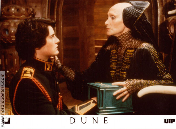 Dune 1984 lobbykort Sting Kyle MacLachlan Frank Herbert Silvana Mangano David Lynch