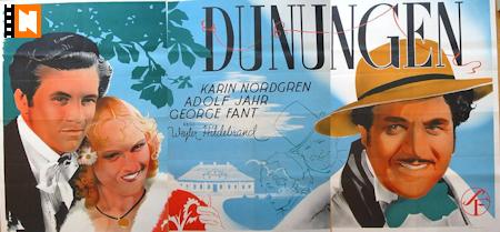 Dunungen 1941 poster Adolf Jahr George Fant Karin Nordgren Text: Selma Lagerlöf Eric Rohman art