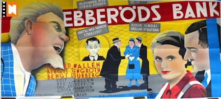 Ebberöds bank 1935 poster Sigurd Wallén Birgit Tengroth Bengt Djurberg Åke Söderblom Pengar