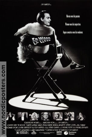 Ed Wood 1994 poster Johnny Depp Martin Landau Sarah Jessica Parker Tim Burton