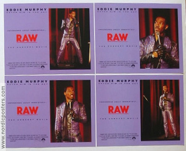 Eddie Murphy Raw 1987 lobbykort Eddie Murphy