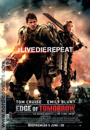 Edge of Tomorrow 2014 poster Tom Cruise Emily Blunt Bill Paxton Doug Liman